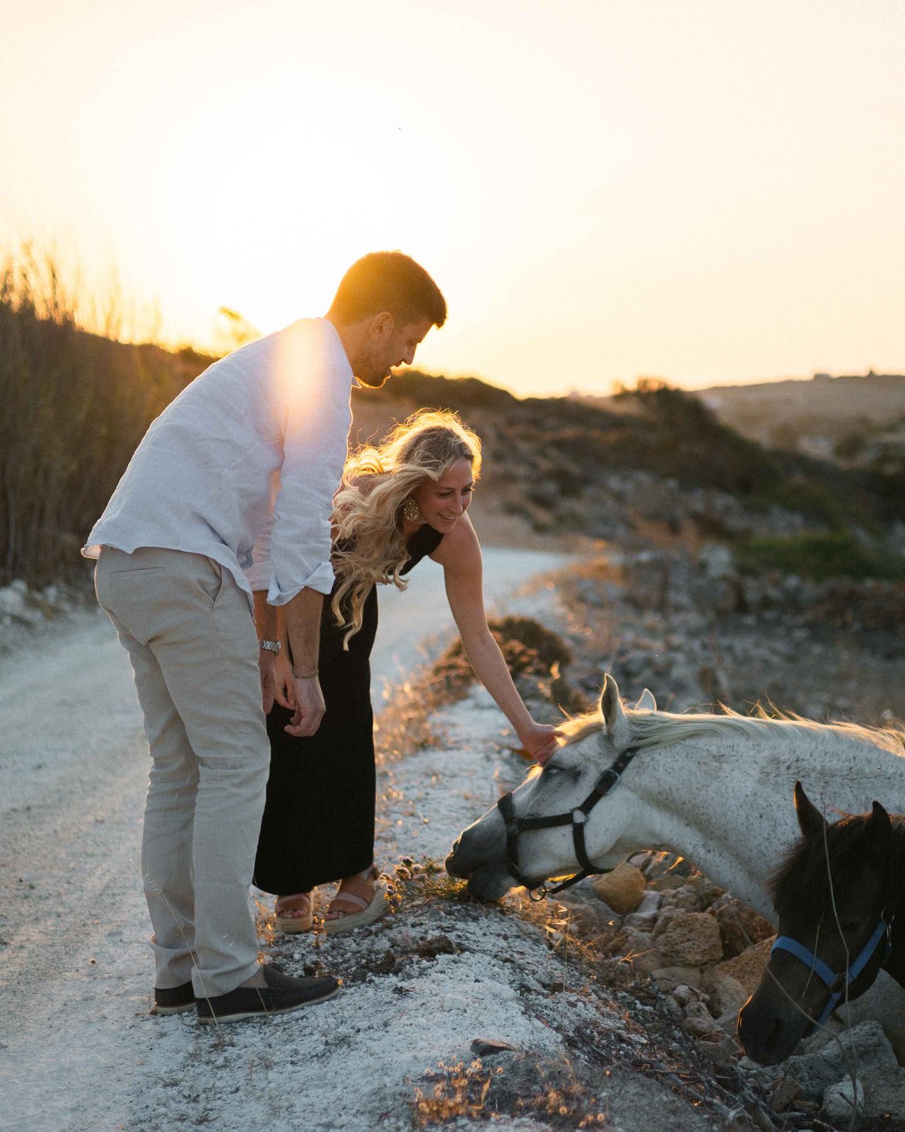 Pre-wedding session in Greece — Momento Blanco