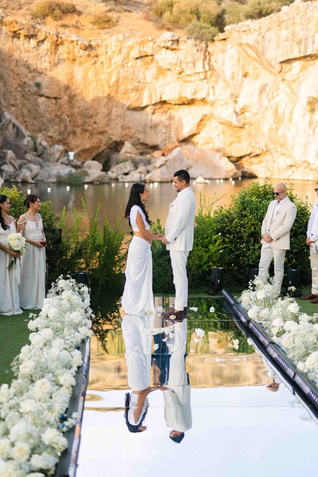 Lake Vouliagmeni wedding photography — frame 17